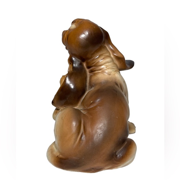 Vintage 1960s  Norcrest Bassett Hound Porcelain  Dog Figurine Made In Japan A233 - Picture 7 of 8